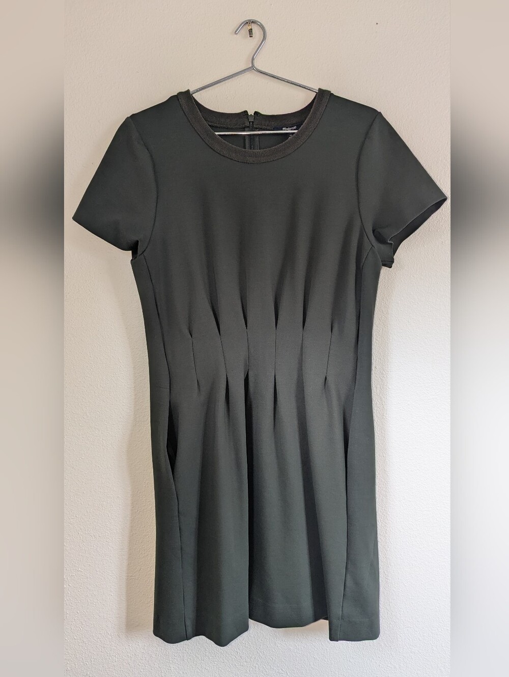 Madewell Parkline  Pleated Shift Dress